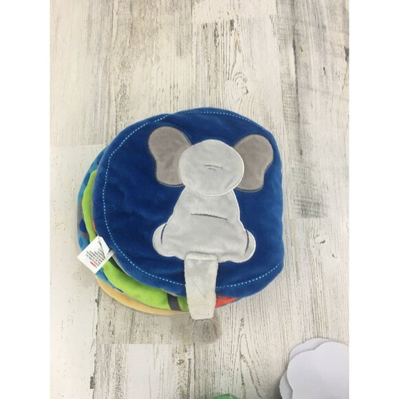 Soft Cloth Baby Book Lot of 3 Jellycat Gund Melissa & Doug Pet Tails Elephant - Picture 3 of 11